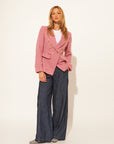 LAURENT HOUNDSTOOTH BLAZER