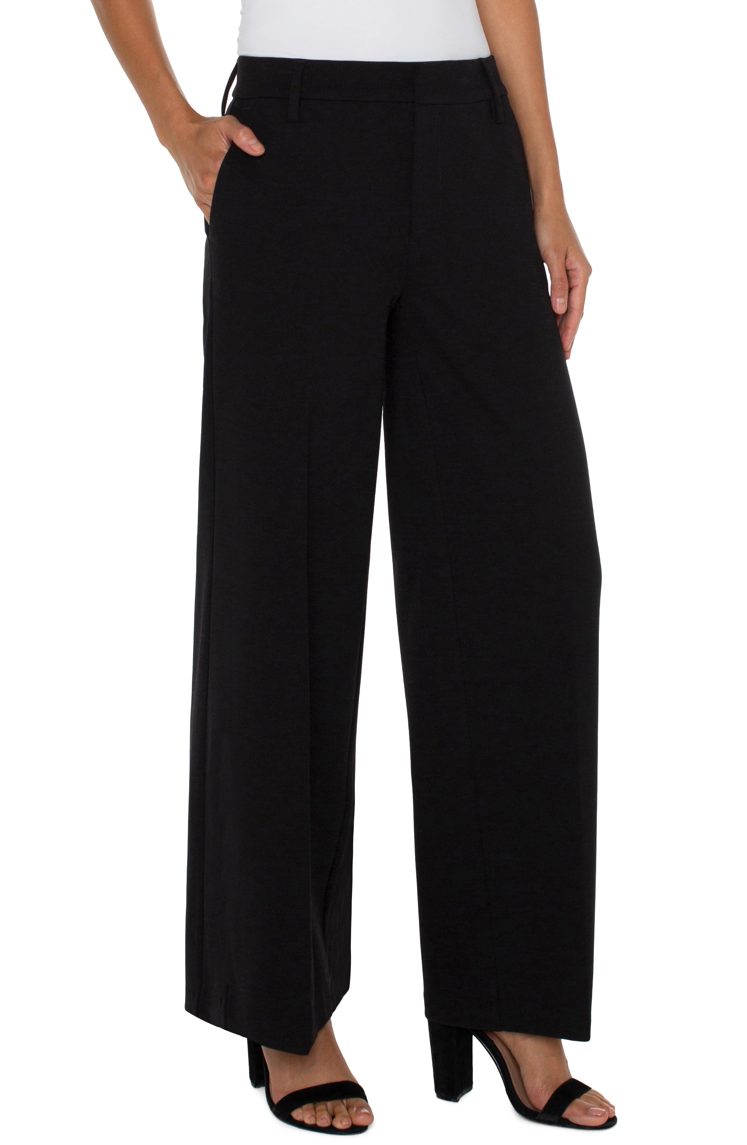 KELSEY CROP WIDE LEG TROUSER