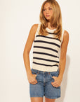 LYNX STRIPED KNIT TANK