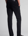 MILTON BLACK CASUAL TWILL PANT