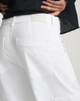 VINNIE WHITE CASUAL TWILL PANT