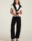 VINNIE BLACK TWILL PANT