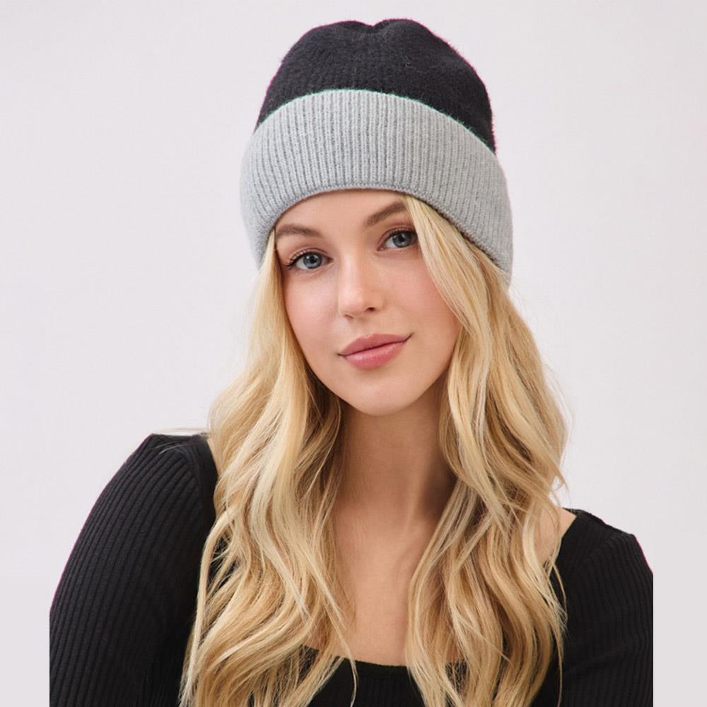 COLOUR BLOCK TOQUE