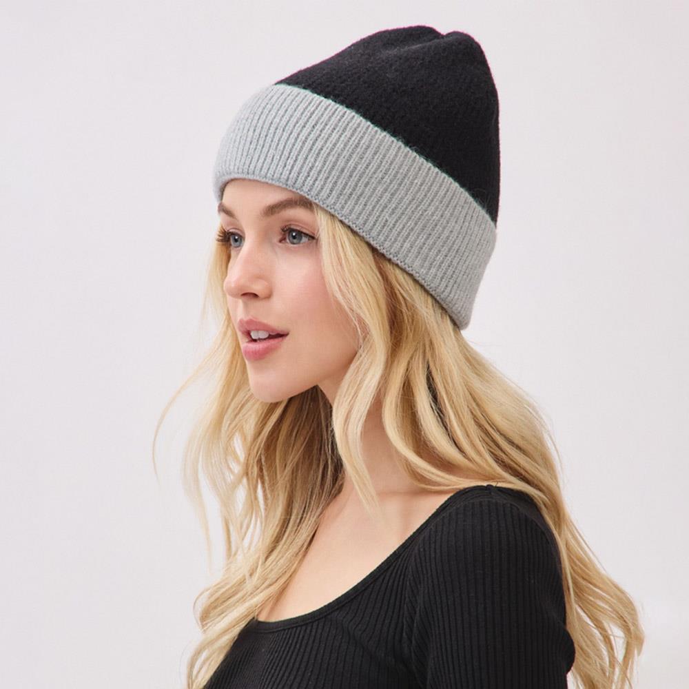 COLOUR BLOCK TOQUE