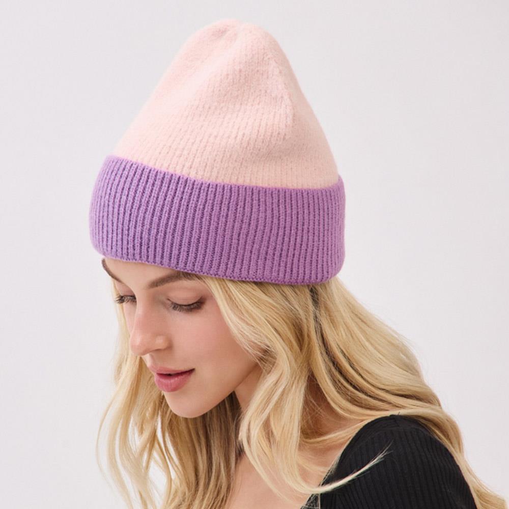 COLOUR BLOCK TOQUE