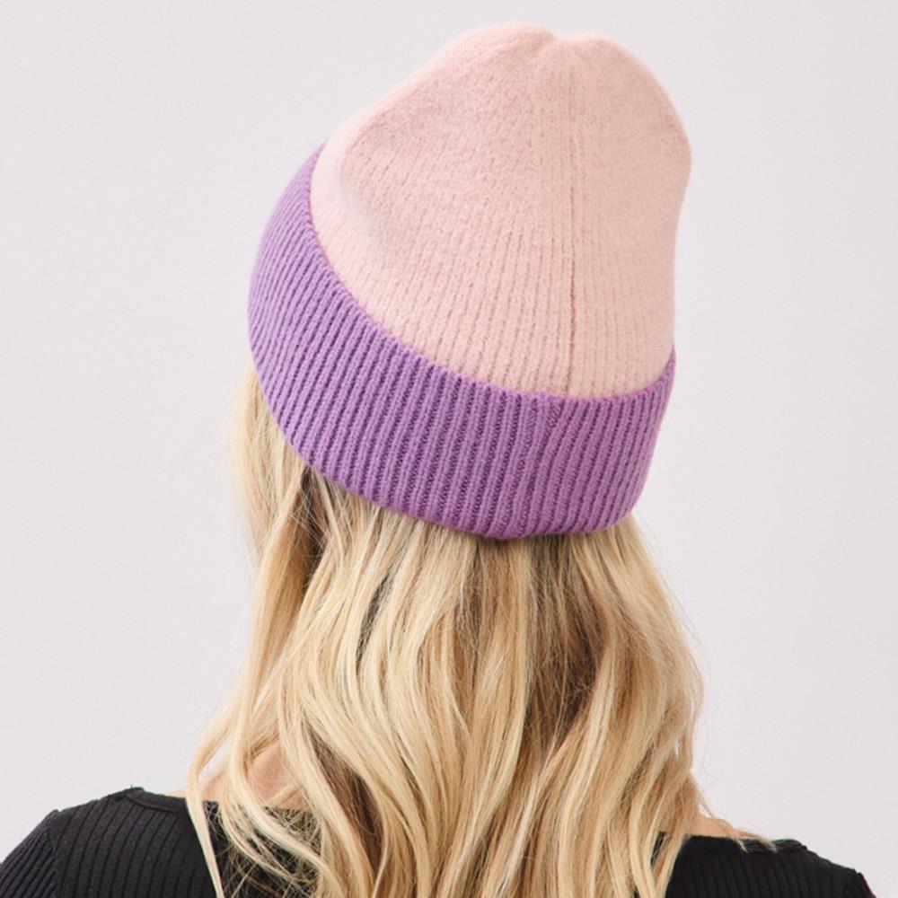 COLOUR BLOCK TOQUE