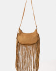LONG FRINGE CROSSBODY BAG