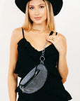 RHINESTONE FANNY PACK
