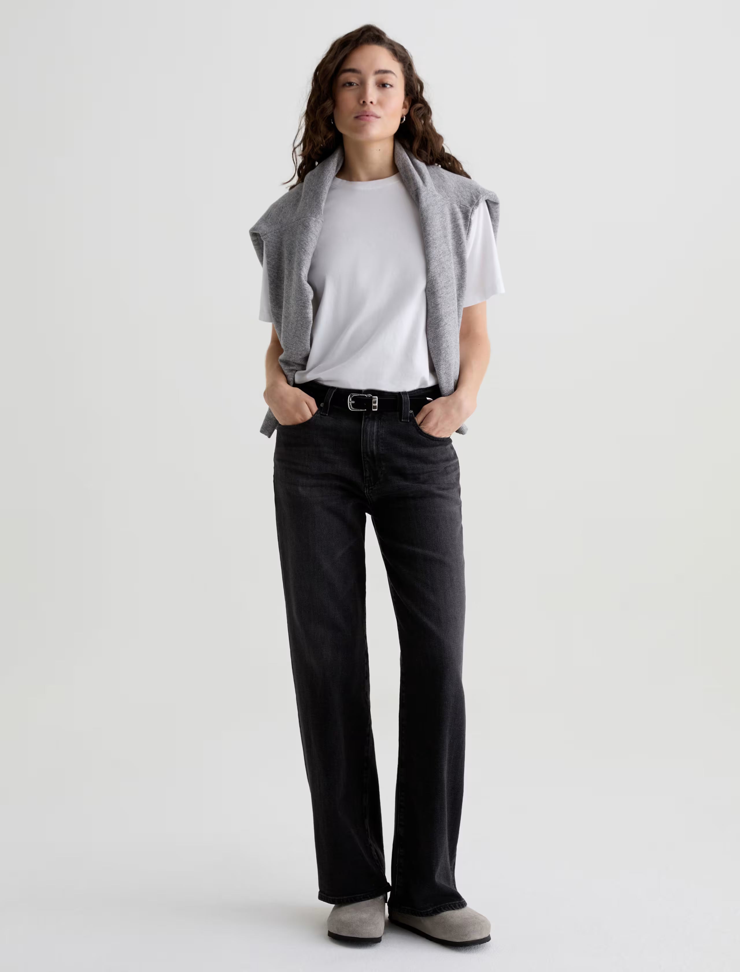 KORA HIGH-RISE WIDE LEG IN NEBULA