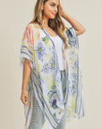 STRIPED BORDER GARDEN OPEN WRAP