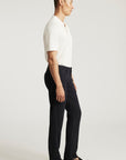 MARCUS SLIM STRAIGHT PANT IN NAVY HERRINGBONE