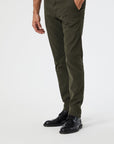 MILTON DARK GREEN CASUAL TWILL PANT