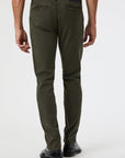 MILTON DARK GREEN CASUAL TWILL PANT