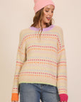 RAINBOW DOT SWEATER
