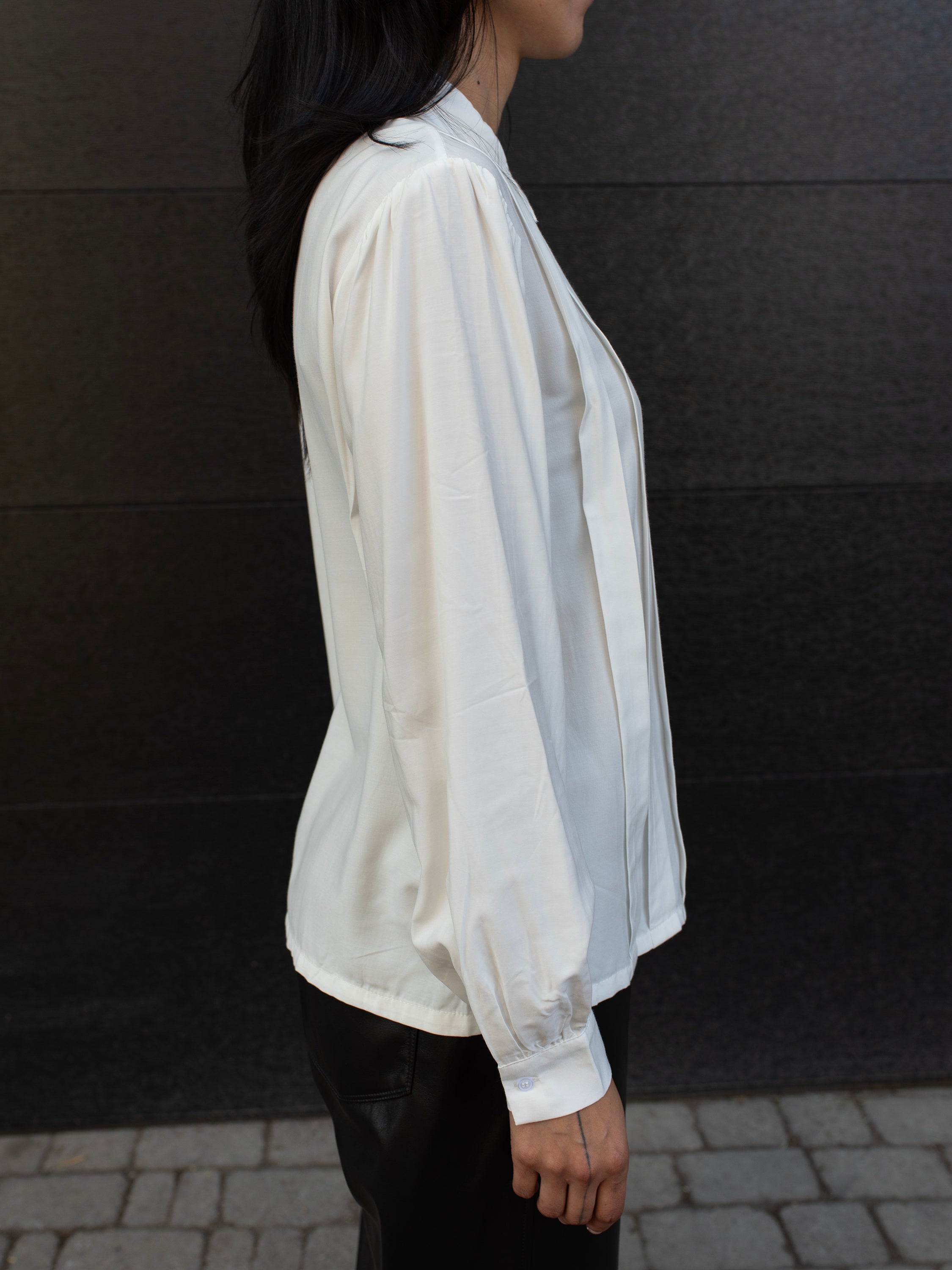 FOLD DETAIL LONG SLEEVE SHIRT