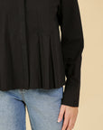 BOX PLEAT BLOUSE