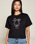 LUCKY HORSESHOE TEE