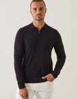 14GG XFINE MERINO 1/4 ZIP POLO