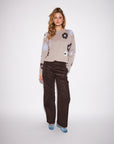 PRESLEY FLORAL CREW NECK SWEATER