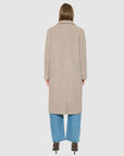 PAISLEY WOOL MID LENGTH COAT