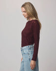 CECELIA FLORAL L/ONG SLEEVE TEE