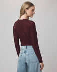 CECELIA FLORAL L/ONG SLEEVE TEE