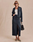 RYDER SUEDED TENCEL SKIRT