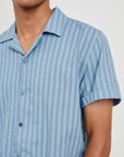SINCLAIR FADED TONAL STRIPE SHORT SLEEVE SHIRT