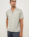 MORENO STALLION NOTCH COLLAR SHORT SLEEVE SHIRT