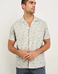 MORENO STALLION NOTCH COLLAR SHORT SLEEVE SHIRT