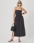KENZIE GEO EYELET DRESS