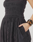 KENZIE GEO EYELET DRESS