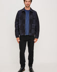 SIMON BLOCKED WOOL BLEND JACKET