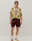 BEACH SHIRT IN TIGER CREAM