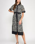 LACE SHIRT DRESS