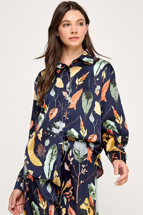 AUTUMN LEAVES LONG SLEEVE SHIRT