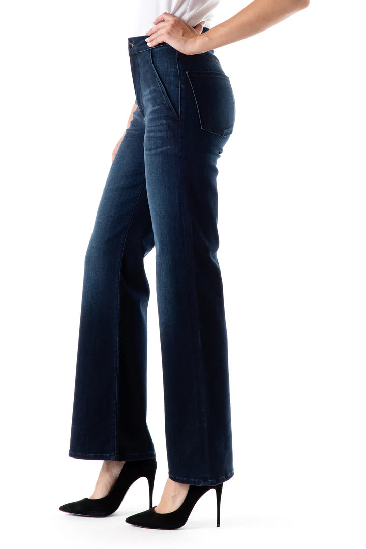 KATIE TROUSER IN CRESCENT BLUE