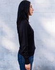 VINTAGE LONG SLEEVE XFINE MERINO BOYFRIEND CREW SWEATER