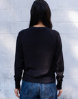VINTAGE LONG SLEEVE XFINE MERINO BOYFRIEND CREW SWEATER