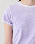 SHORT SLEEVE PIMA CLASSIC REVERSE SPRAY CREW TEE