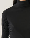 LONG SLEEVE PIMA FITTED TURTLENECK