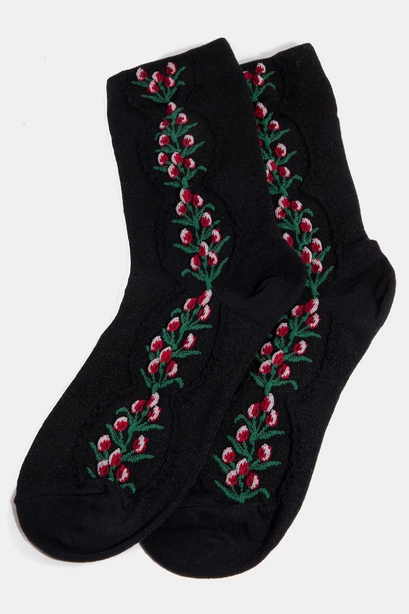 TULIP VINES SOCKS