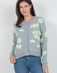 FLORAL FUN CARDIGAN