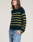 *COMING SOON* LUCIA COTTON CASHMERE STRIPED SWEATER