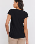 KATIE CITY SLUB SCOOP TEE
