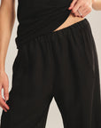 LOLA WOVEN LINEN PANT