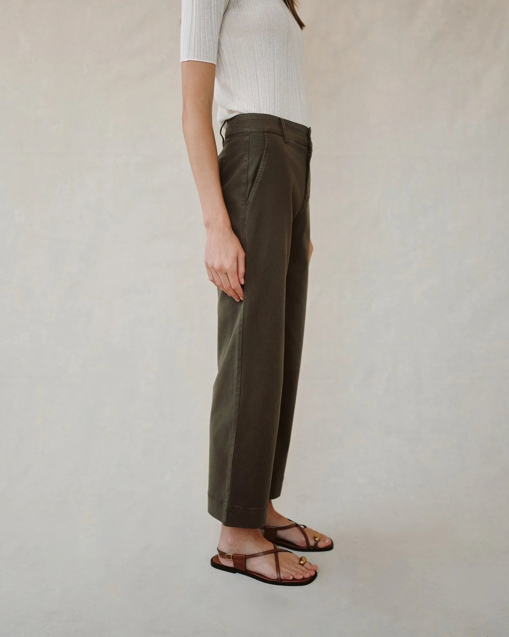 SAIGE WIDE LEG CROP PANT