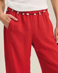 LOLA WOVEN LINEN PANT