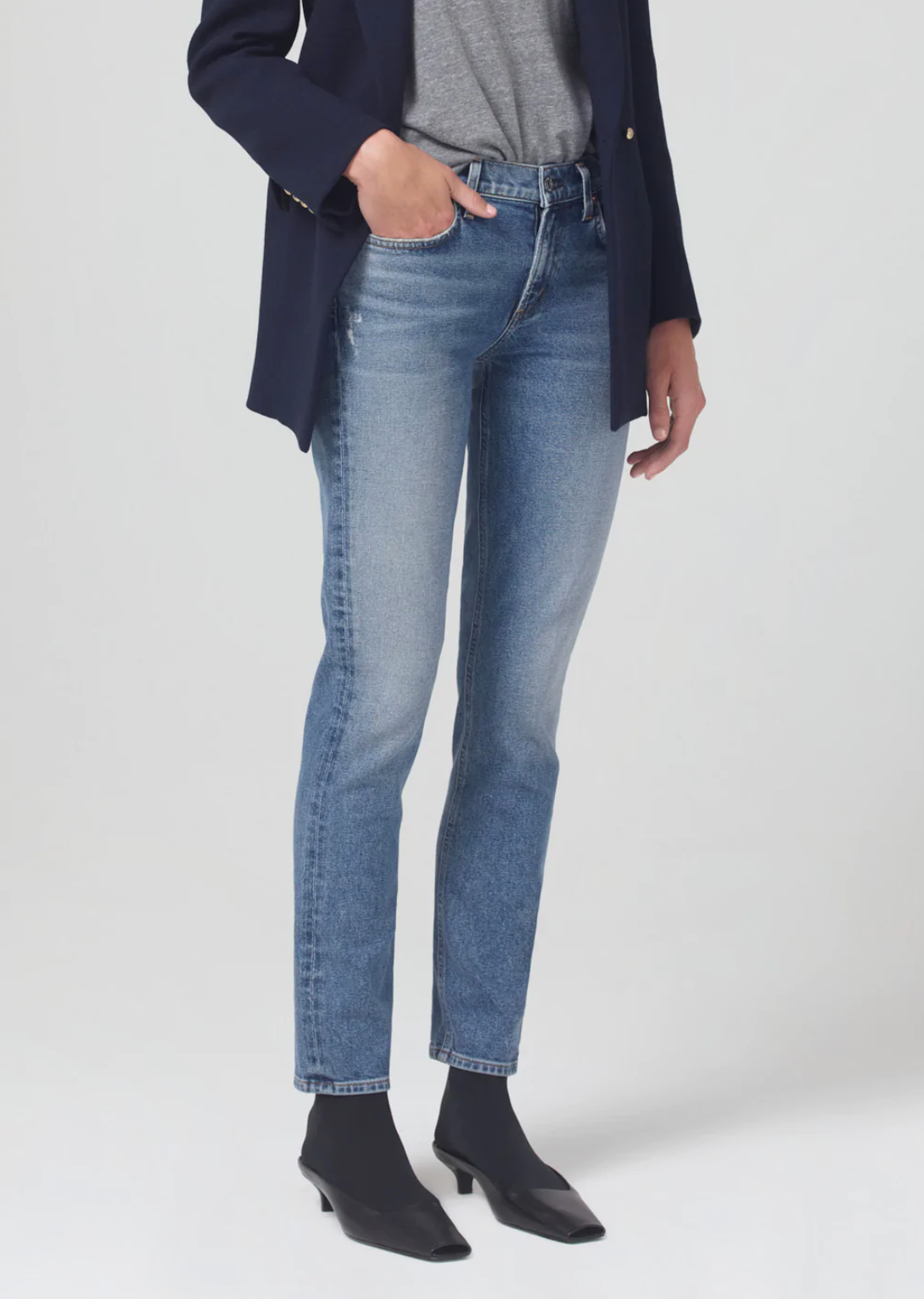 citizens of humanity inga low rise jean in lillet front