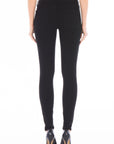 fidelity gwen high rise skinny in jett, back